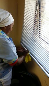 Dusting blinds